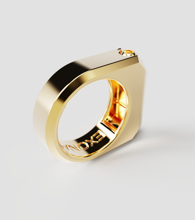 M1 ring Yellow Gold