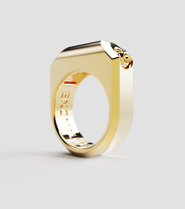 M1 ring Yellow Gold