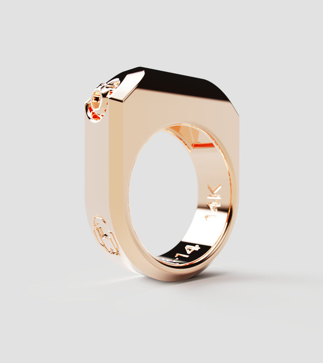 M1 ring Rose Gold