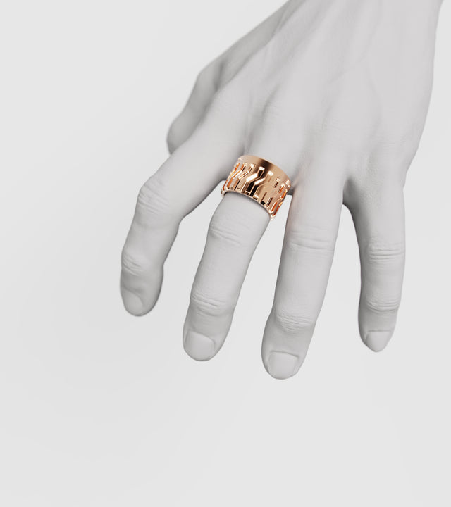 M14 ring Rose Gold