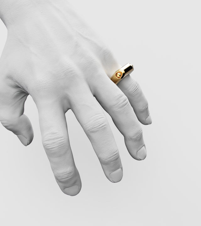 M1 ring Yellow Gold