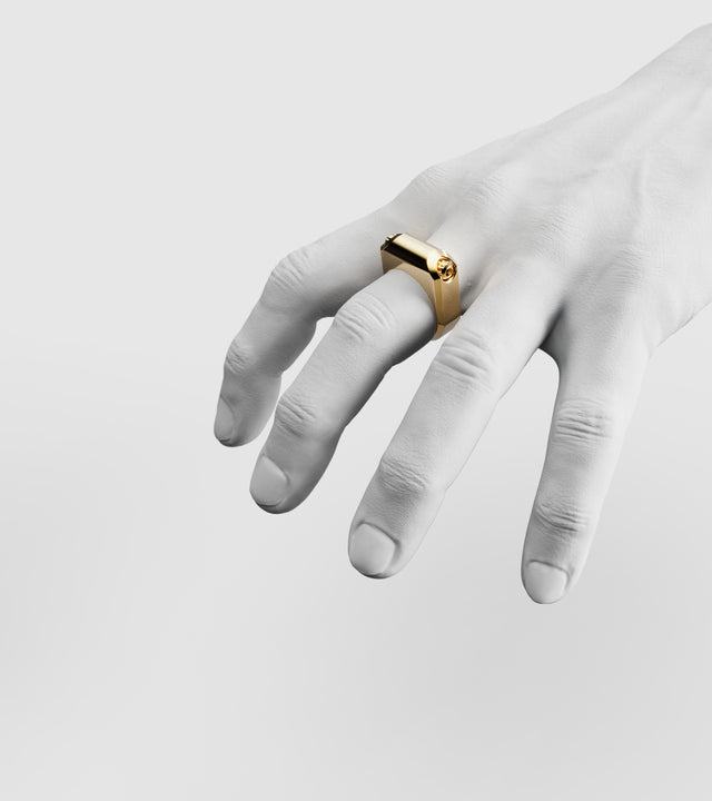M1 ring Yellow Gold