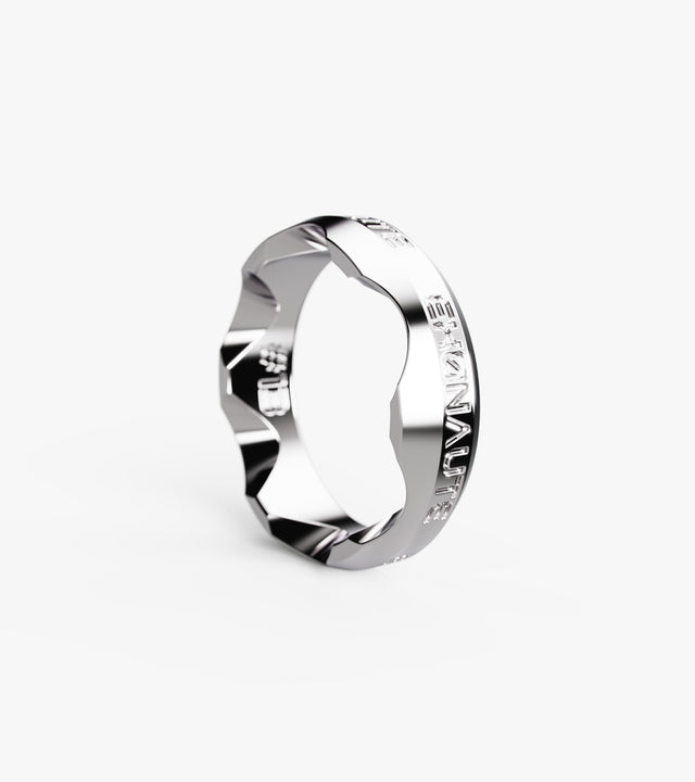 M19 ring Rhodium