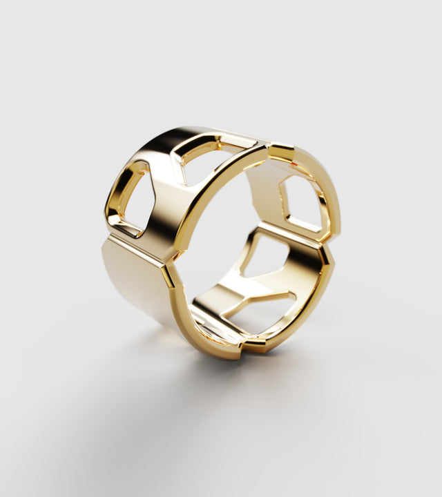 M3 ring Yellow Gold