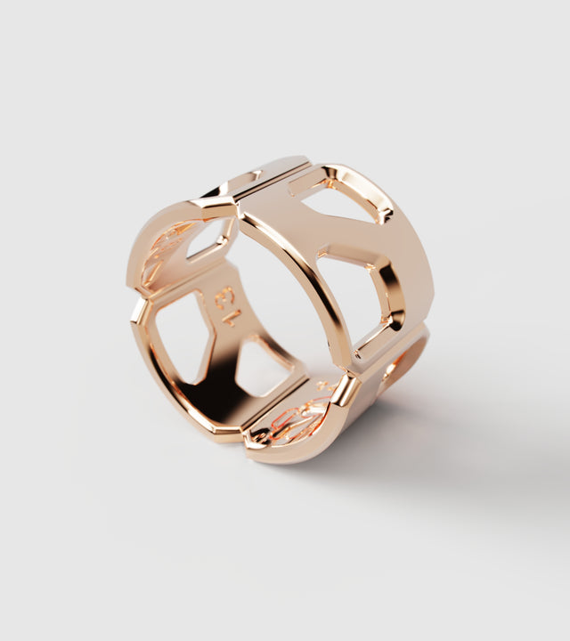 M3-R ring Solid Gold