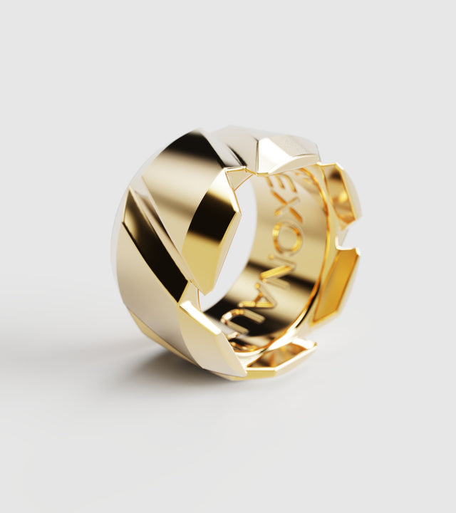 M7 ring solid Gold