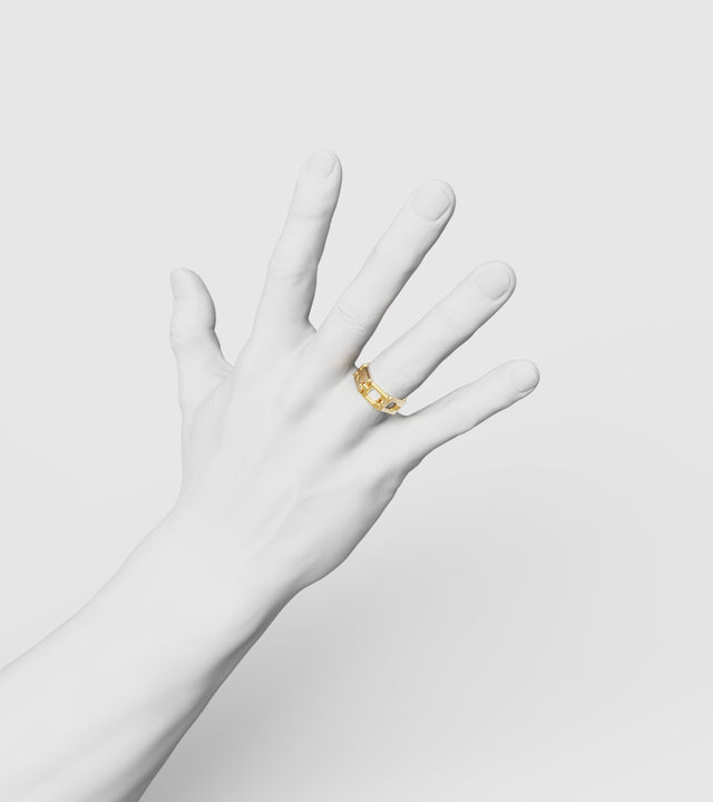 MANTRA R-01 ring Gold