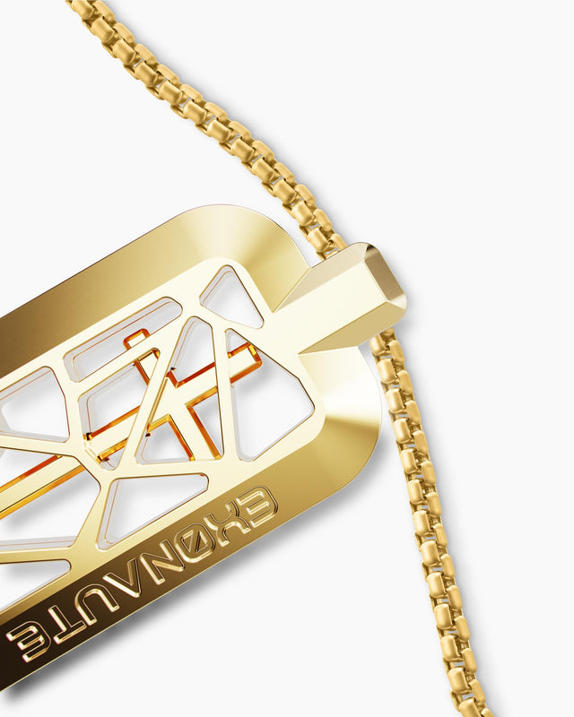 CAGED Tag 18K Gold Cross