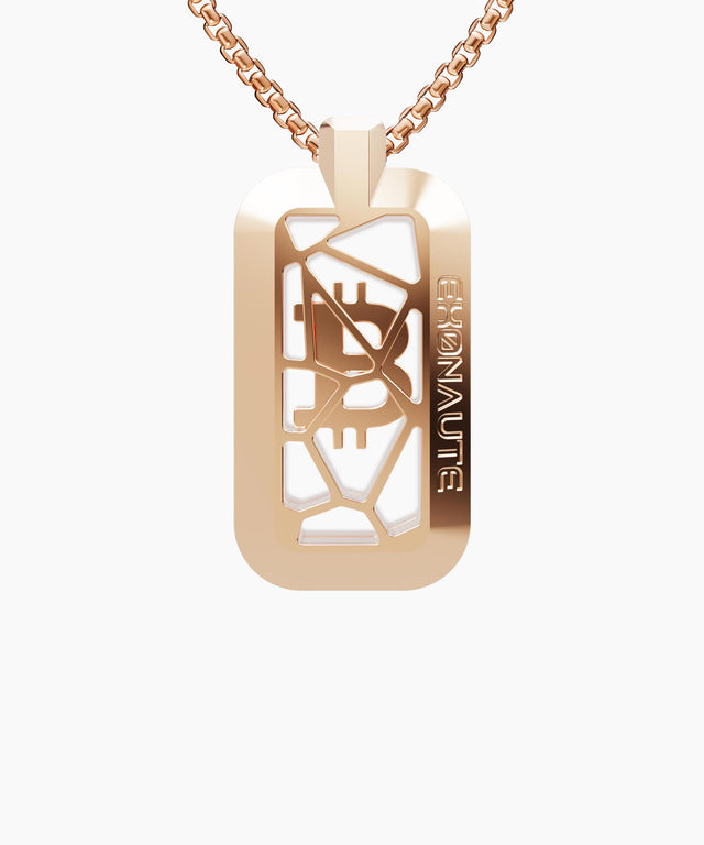 CAGED Tag 18K Gold Bitcoin