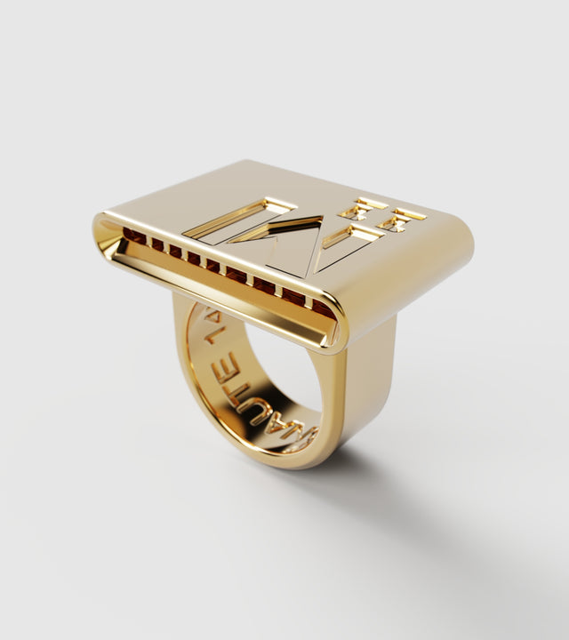M11 ring solid Gold