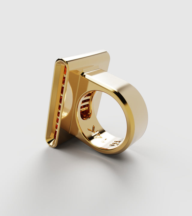 M11 ring solid Gold