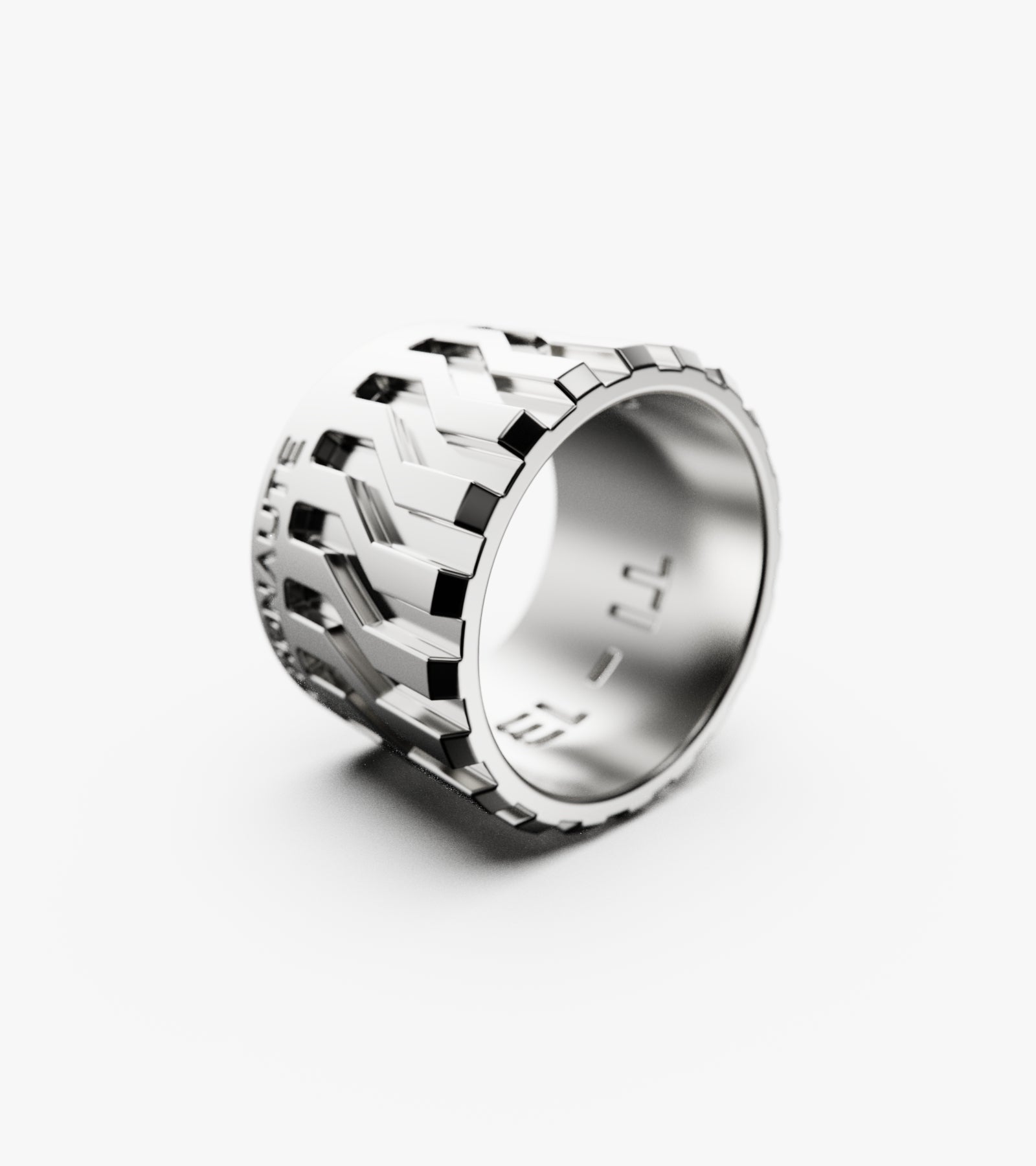 M14 Titanium ring - Streetwear Designer Rings for Men | Exonaute – EXONAUTE