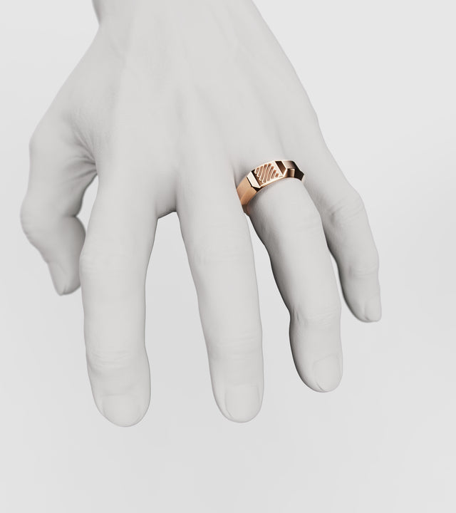 M15-R ring Solid Gold