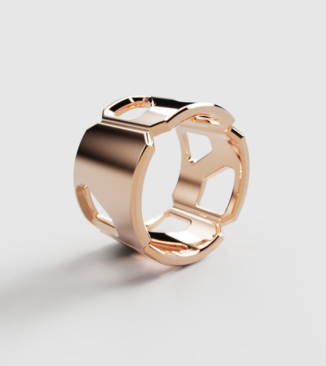 M3-R ring Solid Gold