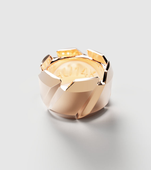 M7-R ring solid Gold