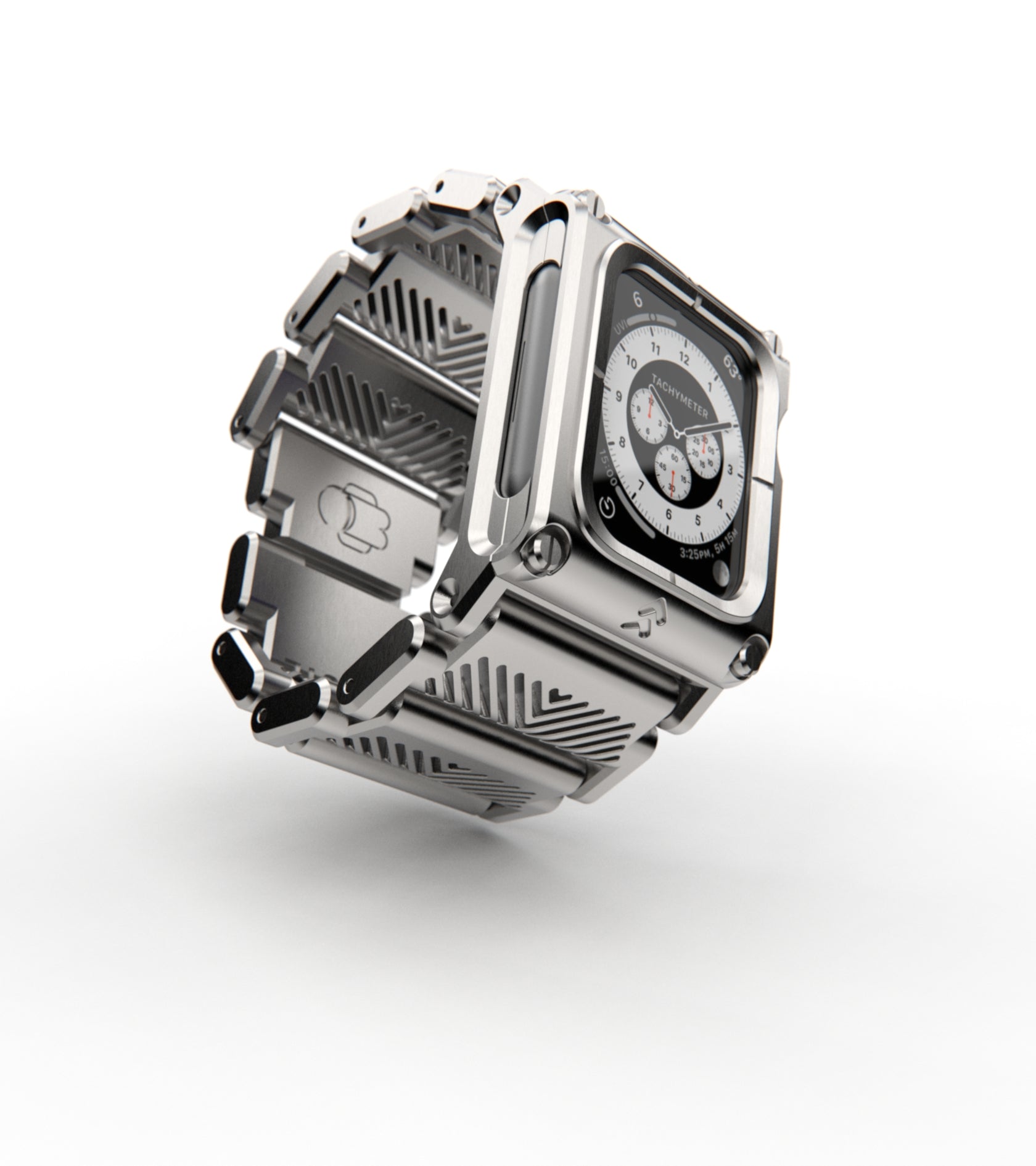 MW-02 Apple Watch Case - Luxury Stainless Steel Design – EXONAUTE