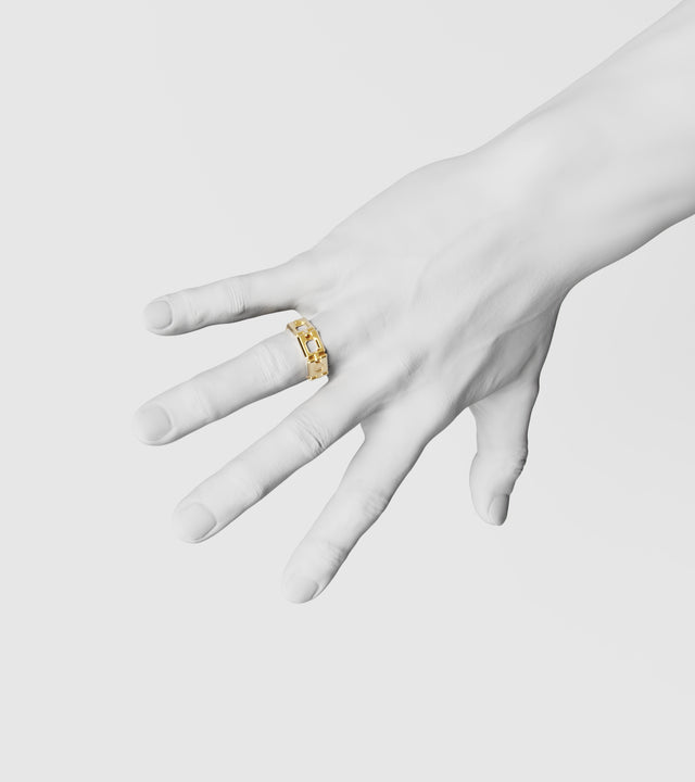 MANTRA R-01 ring Gold